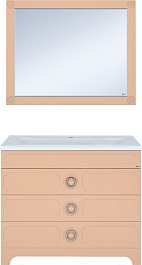 Misty Мебель для ванной Лейла 100 3 ящика песочная – фотография-1